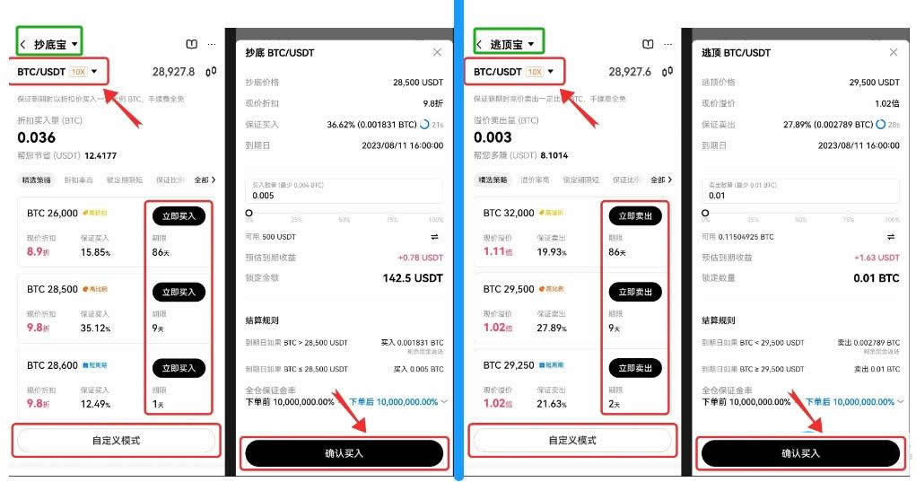 抄底宝和逃顶宝的区别是什么？如何使用抄底宝和逃顶宝？