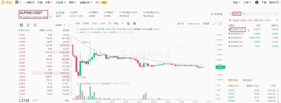ALPINE幣怎麼買？ALPINE幣買入交易教程圖文版