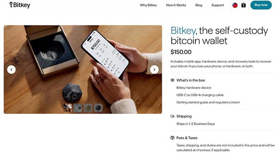 冷錢包Bitkey開放預購！Jack Dorsey：存好你的比特幣