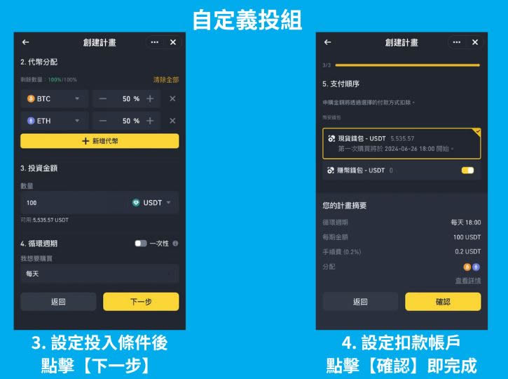 币安Binance如何定投？币安自定义投组、投资组合、指数定投全教程