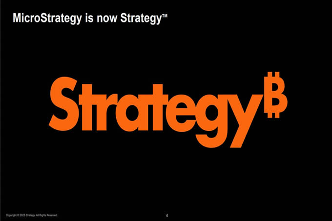 MicroStrategy更名為“Strategy”，Q4比特幣持有量幾乎翻番，想做比特幣“智能杠桿”