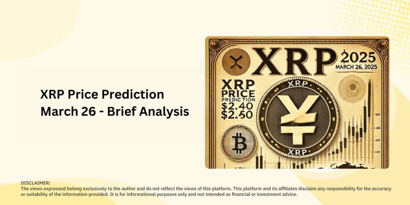 3月26日XRP幣價格預測：可能會升至2.48–2.52美元
